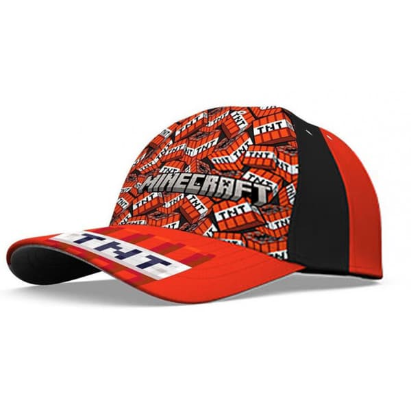 Lippis 175176 Hattu MINECRAFT 52/54cm Punainen TNT SELECT 2.54cm