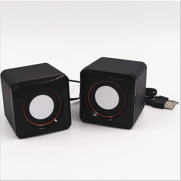 Mini Computer Speaker Wired Small Speakers Universal Stereo Sound Surround Portable For Home