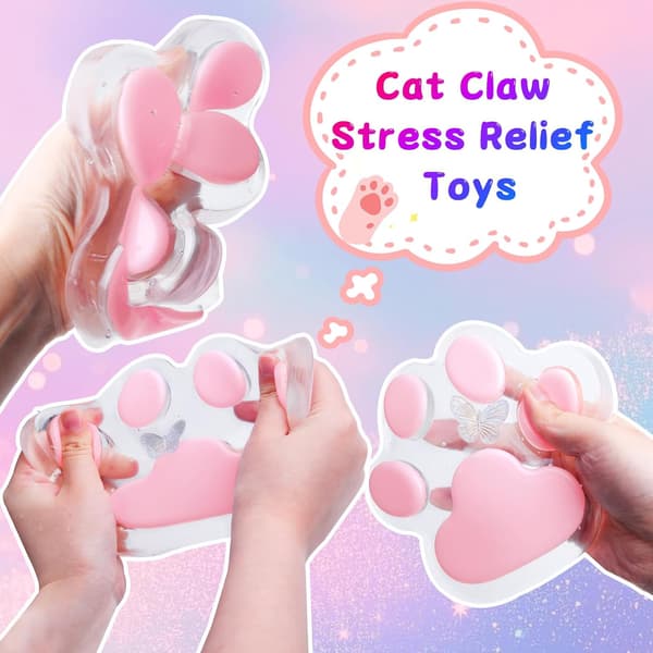 Squishy, jättestor Squishy kattass Fidget-leksaker för stresslindring