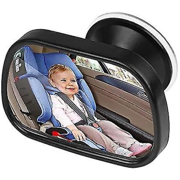 Auton sisätilojen baby havainnointipeili - taustapeili Baby lastenvalvonta - 360 astetta säädettävä aurinkosuoja taustapeili1110
