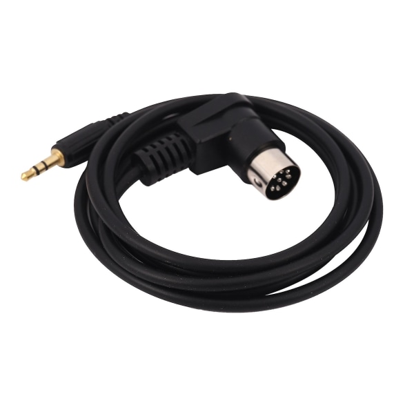 Bil 3,5 mm AUX-ingång Adapter Audiokabel Mini Jack AUX 8-stifts M-BUS CD-växlare Kabel För Guldkontakt