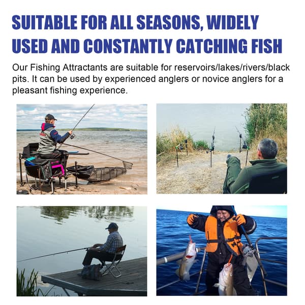 Fiskedrag & Bete — Lockmedel för mete och vildfiske (Ruda & Tilapia)