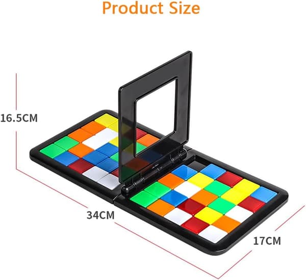 Race Magic Block Brettspill - Genius Square Sekvenspuslespill for gutter og jenter 5+