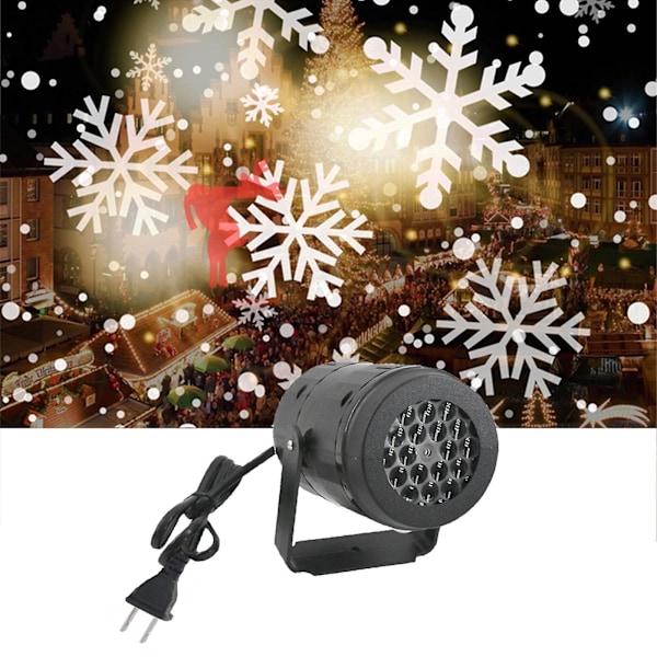 Christmas Lights Projector Outdoor: Led Rotating Snow Holiday Ornaments