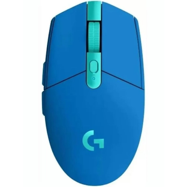Logitech G305 LIGHTSPEED Trådlös Gamingmus, Hero 12K Sensor, 12000 DPI, Lättvikt, 6 Programmerbara Knappar, 250 Timmar Batteritid, Blå