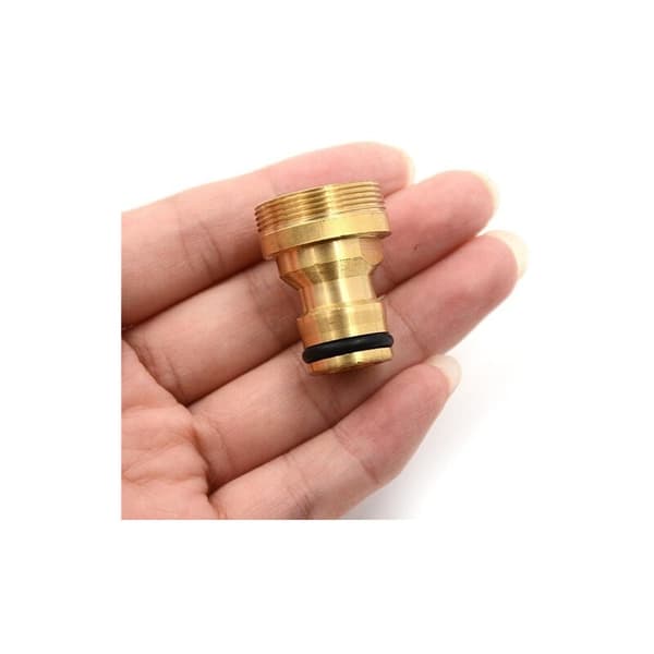 Snabbkoppling Adapter i Mässing för Trädgårdsvattenkran (1 Styck)