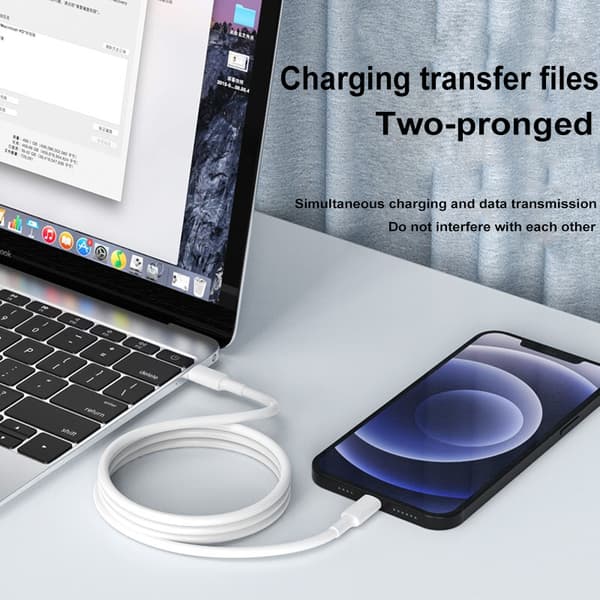 3-pakning - iPhone-lader - Hurtiglader - Adapter + 2M kabel 20W Hvit One Size