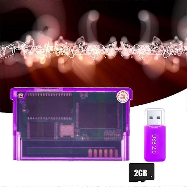 For Super Card+2gb Minnebrikke Mini Kort Adapter Spill For Sp Gbm Lite Brennende Kort