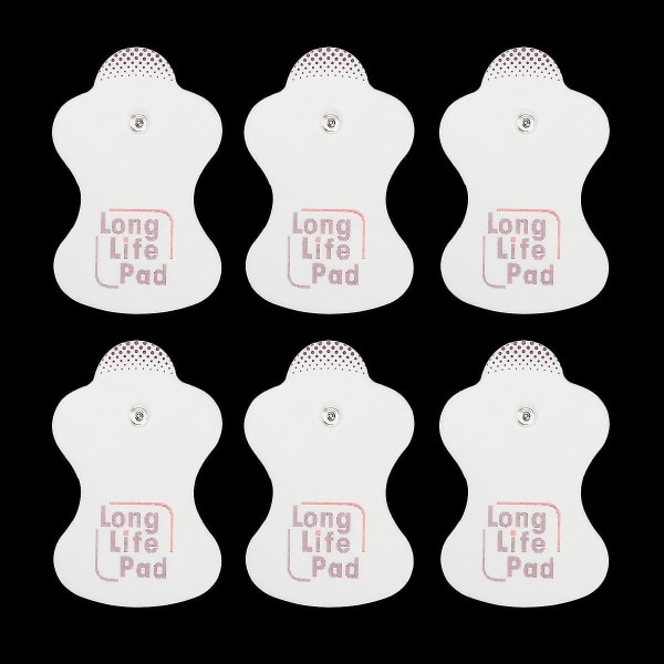 12pcs/6Pairs Replacement Electrode Pad for Omron Massagers Elepuls Long Life Pad