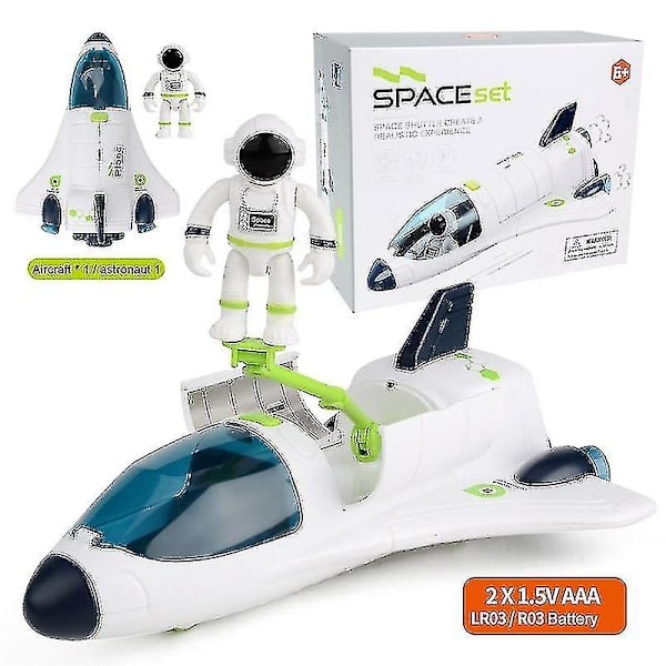 Legetøjsrumraket Astronaut Rumskib Legetøj Børns Tidlige Uddannelseslegetøj Fødselsdagsgave Dreng Pige