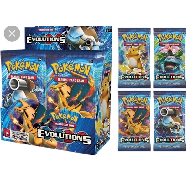 360-kort TCG: XY Evolutions Forseglede Booster Box Evolutions