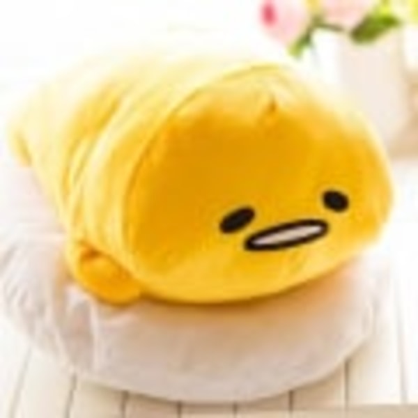 Yh-50*40cmGudetama lat ägg plyschleksak äggulebror