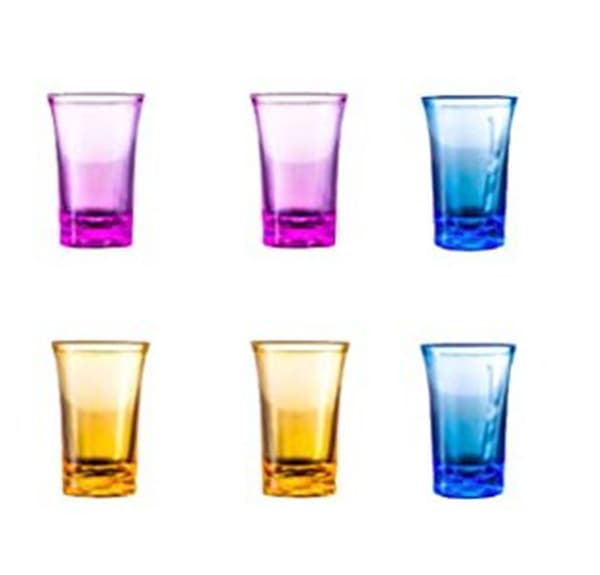 Pieces Glasbægre, 35 ml Shotglas af glas