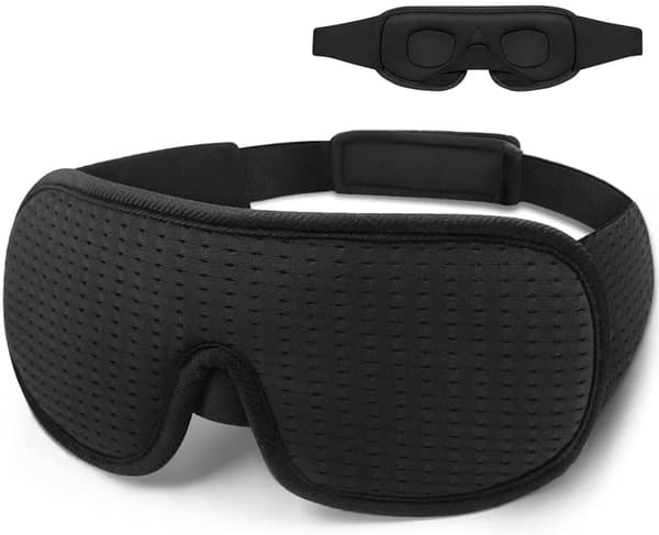 Sovemaske for menn og kvinner, 3D-sovebind