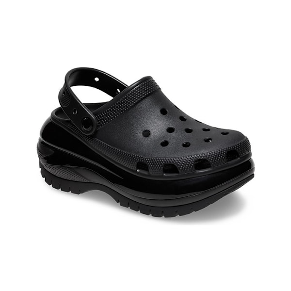 Crocs Classic Mega Crush Clog - Svarte Sandaler for Kvinner - Ekstra Tykk Crush-såle black M4W6/36