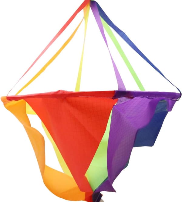 Mode Vindsokker Vindspinnere Regnbue Drage Sokker Flag Have