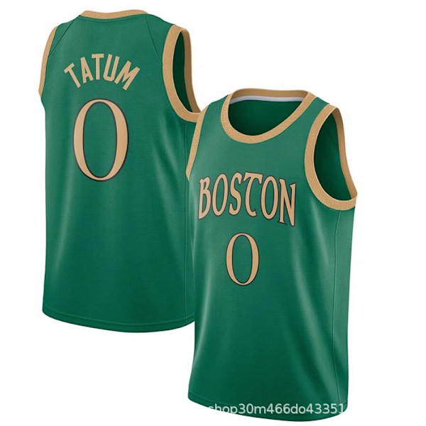 Ny Sesong #0 Boston Celtics Trenings Sports Basketball Vest 20city Green 2XL