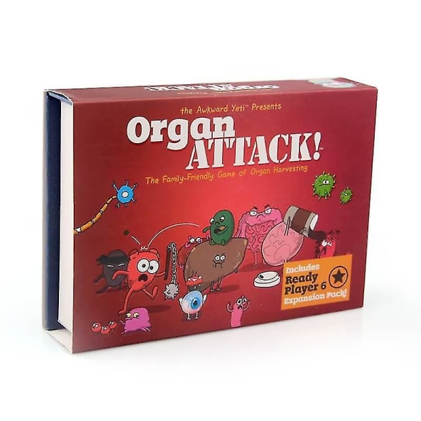 Human Organ Attack Card Party -moninpeli casual lautapeli