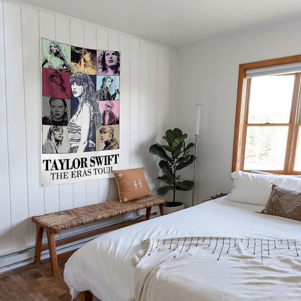 Berömda musiker Taylor Tapestry Flag 3x5 Ft For Room College Sovrum Sovrum Swift Inredning Inomhus- och utomhusdekoration