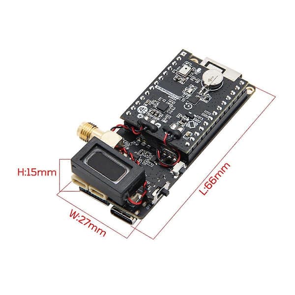 T3S3 MVSRS ESP32-S3 LoRa utviklingskort SX1262 868MHz OLED-skjerm