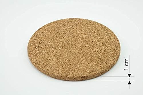 Sett med 3 korkgryteunderlag 19 cm diameter