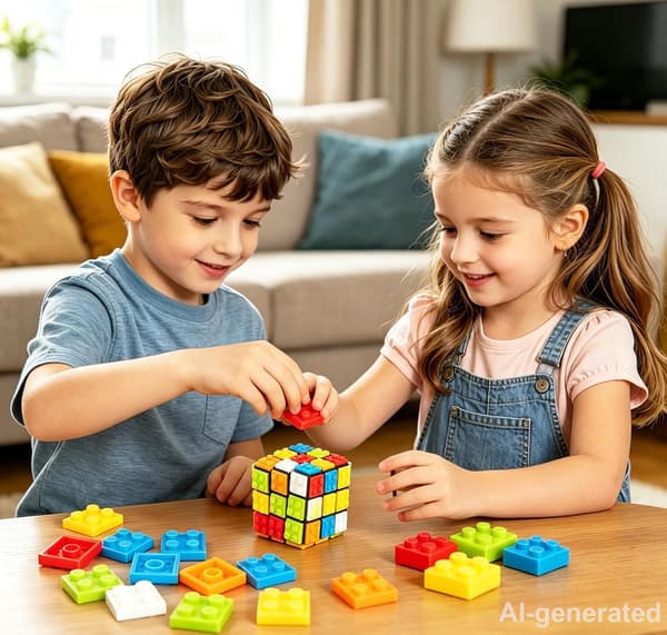 3x3 Speed Cube 3x3x3 Magic Speed Cube Puslespil Sort Robust og Glat Speed Cube Puslespil Legetøj til Børn og Voksne