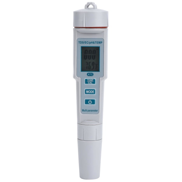 4 i 1 PH TDS EC Temp Test Pen Digital Water Quality Tester Meter kompatibel med Drikkevand Swimming Pool-YM