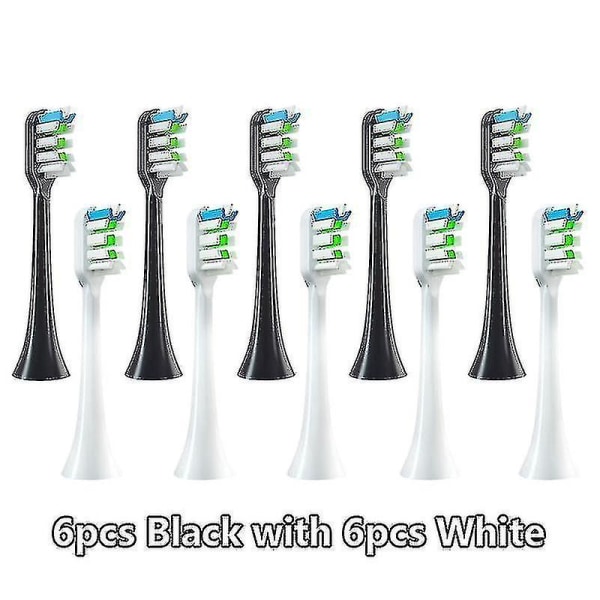 12 stk til Soocas X3/x3u/x5 erstatningstandbørstehoveder Ren tandbørste