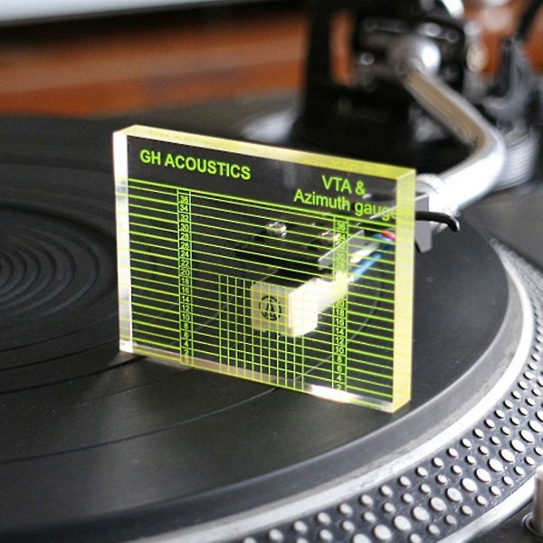 Vinylpladespillere, der måler Phono Tonearm VTA/Cartridge ... Lineal