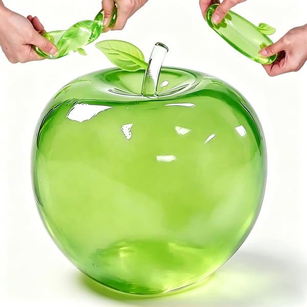 Apple Squishy Fidget Leker, Epler Stressballer for Voksne
