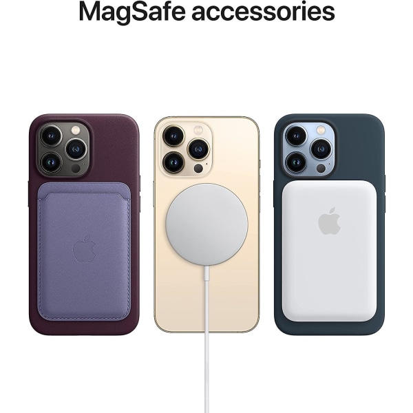 Apple Læder Taske med MagSafe (til iPhone 13 Pro) - Midnat