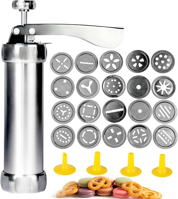 Dyser Cookie Press Pumpe Maskine Kiks Maker Sæt Multifunktionel