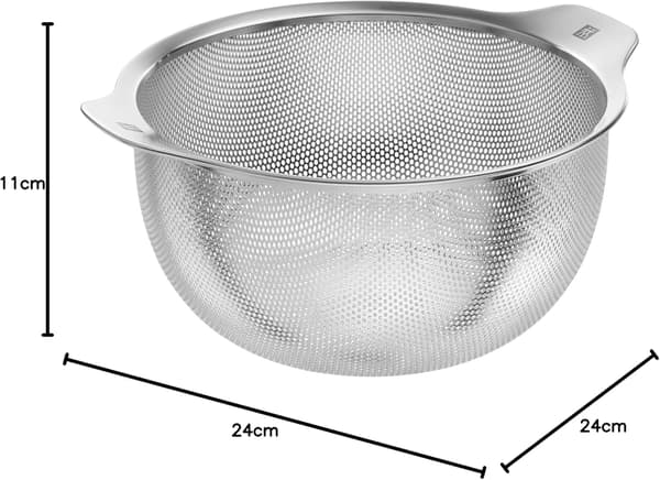 Siivilä, ruostumaton teräs, 24 cm