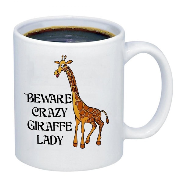 Giraff Kaffeemug Frühstücksbecher Lustige Kaffeetasse 11 Unzen Inspirierend und Motivierend.