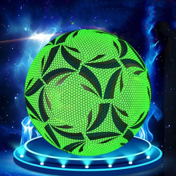 No.5 Luminous Football Reflective Luminous Football Student Children Adult Competition Training Football