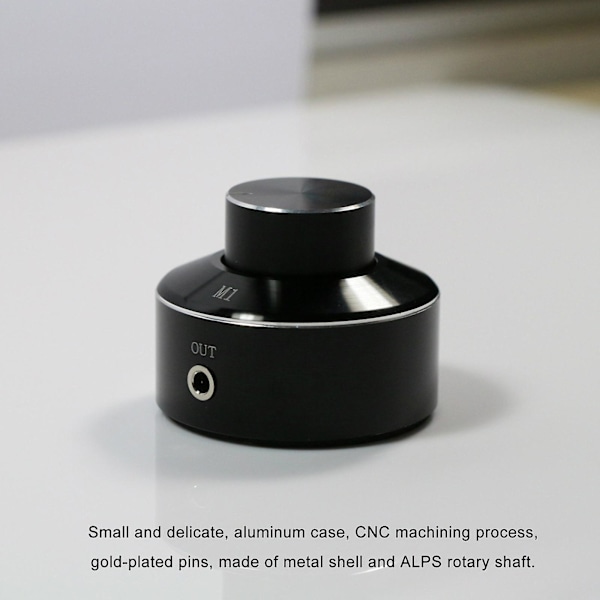 Mini Aktiv Volumenkontrolknap Volumenkontrol 3,5 mm Lydjustering