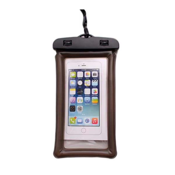 Svart vattentätt telefonfodral black