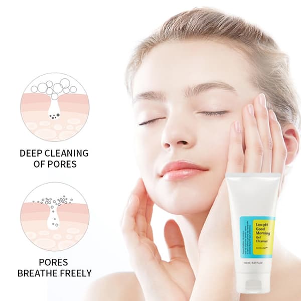 COSRX Low pH Morning Cleansing Gel 150ml Läpinäkyvä