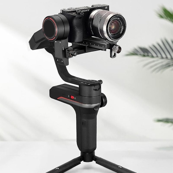 SLR-kamera vertikal hurtigutløserplate Generelt for Zhiyun Weebill S Crane2/3 stabilisatorstativ Gimbal bunnplate