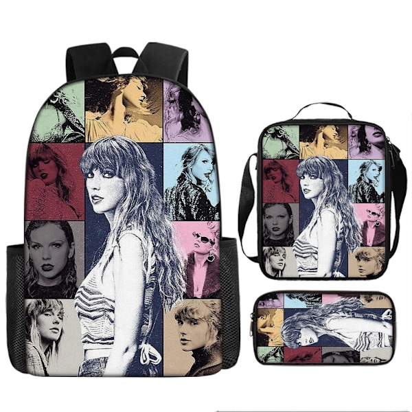 Ny Taylor Swift Taylor Swift Skolväska Tecknad Figur Ryggsäck Ryggsäck 1