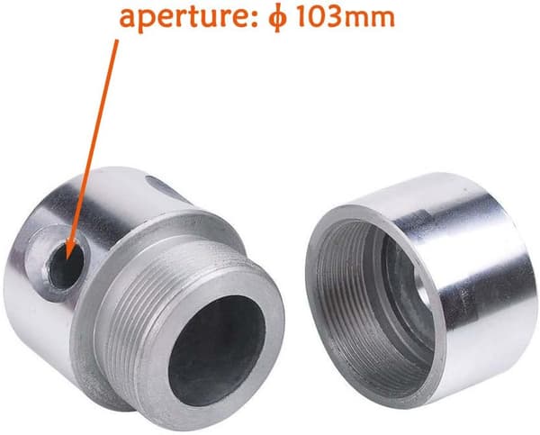 Aluminium trådhode Kantklipperhode Dobbel trådspole Hode nylon tråd for bensindrevet gresstrimmer Gressklipper