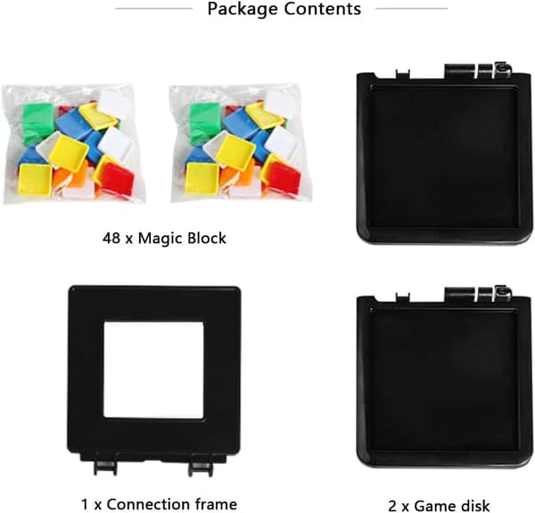 Race Magic Block Brädspel - Genius Square Sequence Pussel för pojkar och flickor 5+