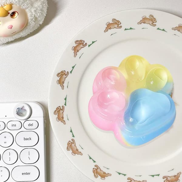 Katpote Squishy til fødselsdagsfestgaver, angstlindring