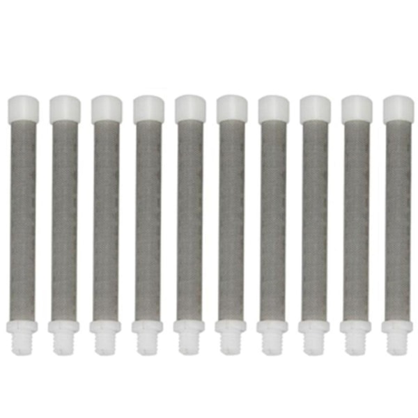 10Pc Airless Filter 60 Mesh Airless Spray Filter 304 Rustfrit Stål til Airless Paint Spray Corros