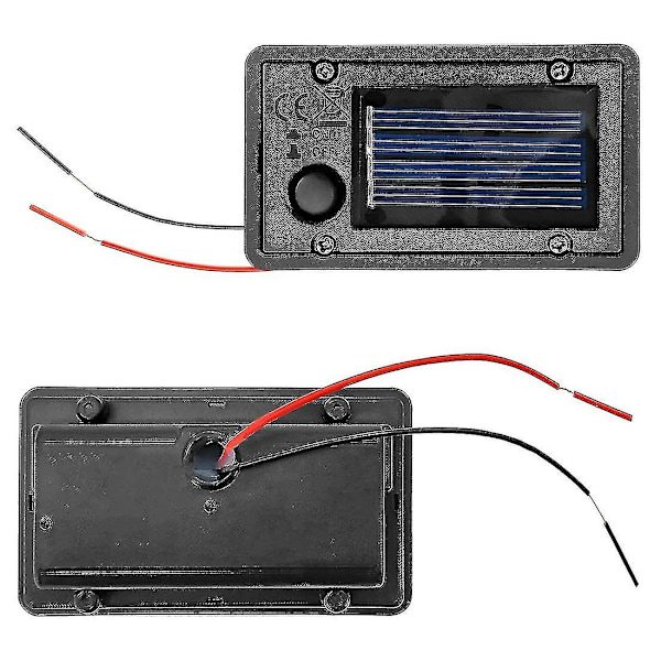 4-pack Batterilåda, Solcellslampa Ersättningsdelar Topp Kompatibel med Utomhus Hängande Lyktor Behållare