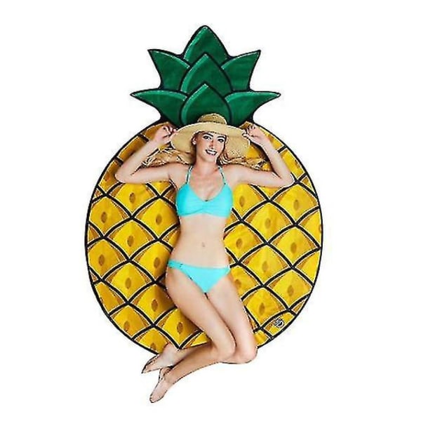 Ananas Design strandhåndklæde