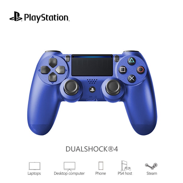 2-pack PS4 Handkontroll DoubleShock Trådbunden för Play-station 4 Svart