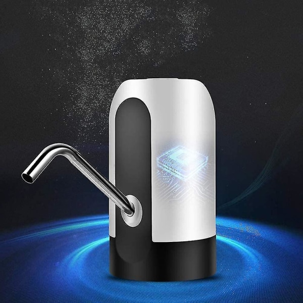 Oppladbar vannpumpedispenser Elektrisk sugedispenser Universalenhet Vannforsyning for kontorkjøkkenflaske med AA