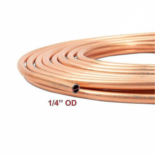 1/4 tomme Od Auto Fittings Brake Line Tubing 25 Foot Coil Car