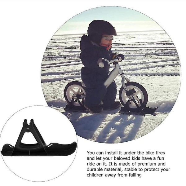 Set lapsille Balance Polkupyörä Kannettava Talviulkohiihtotarvikkeet Helppo asennus